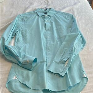 J. Crew Aqua Dress Shirt